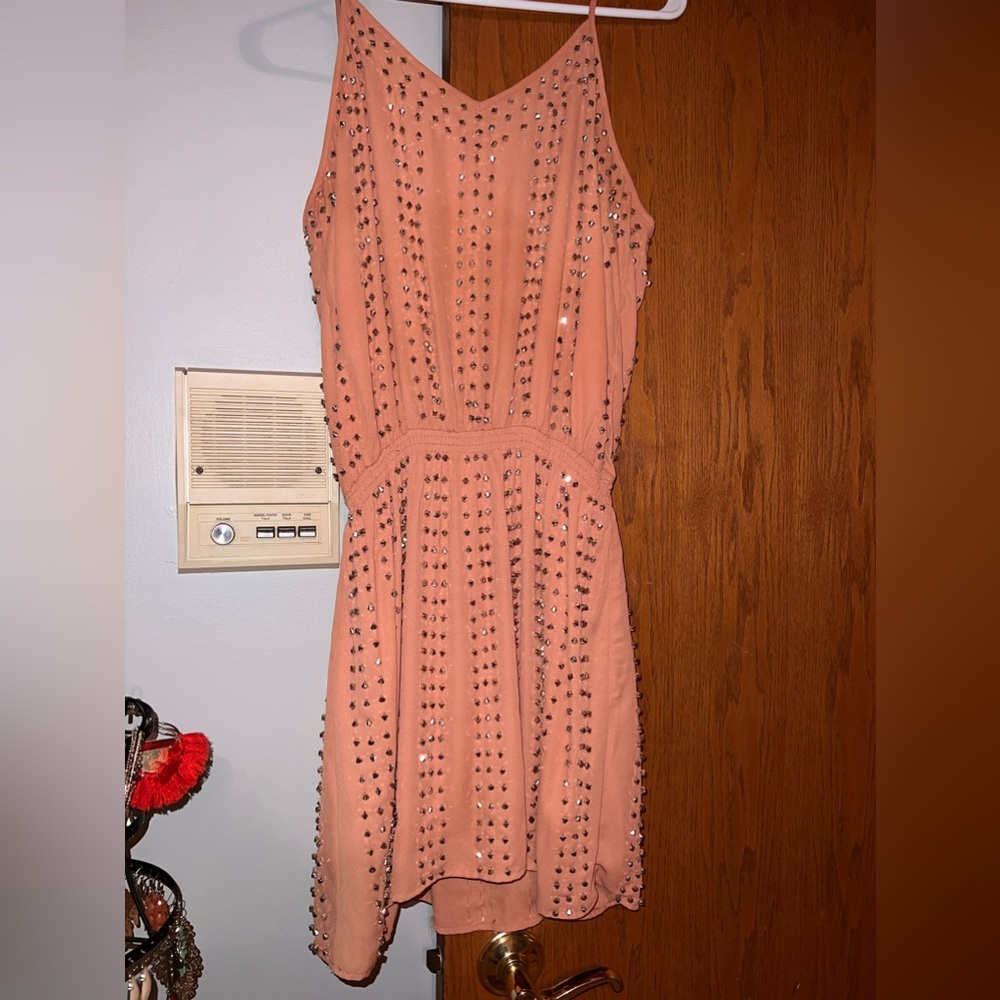 Slinky Beaded GUESS Dress sz M